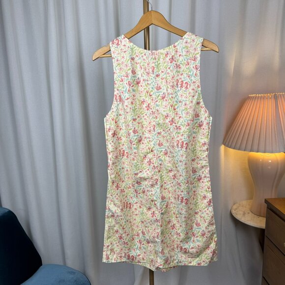 90s Vintage Floral 100% Cotton Cargo Dress by MATCH sz Small - Picture 9 of 10